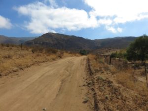 Starting the hike up Black Mountain Truck Trail