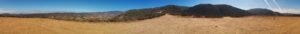 Panorama of the clearing near Santa Ysabel Truck Trail