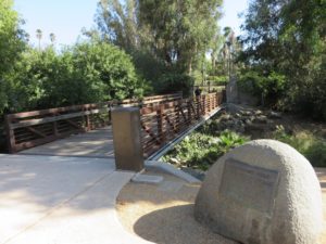 Bridge connecting Wildwood Park to the trail