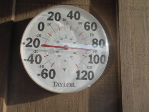 Temp was reaching near 90 at the Tip Off point