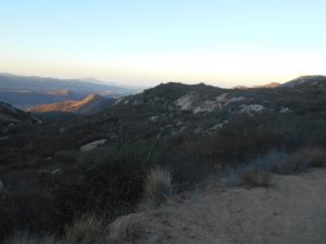 Views opening up as the sun began to peak over the horizon