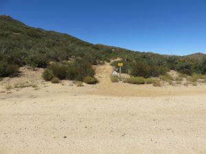 Pacific Crest Trail crossing of Lost Valley Road