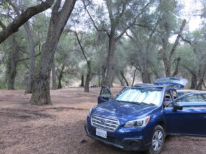 First spot in Los Padres National Forest