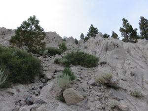 Climbing the North crater