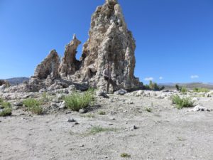 Standing next to a Tufa