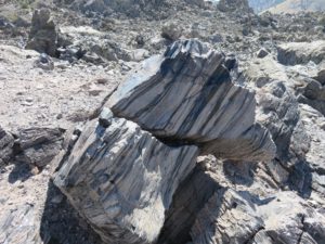 Cool Rocks made of Pumice and Obsidian in stripes