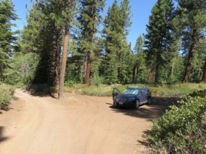 Camped in Lake Tahoe