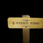 Foster Point sign at nigh