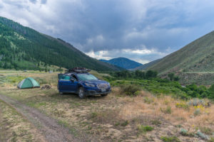 Sun Valley Boondocking Pioneer Cabin Hike Subaru Vagabond